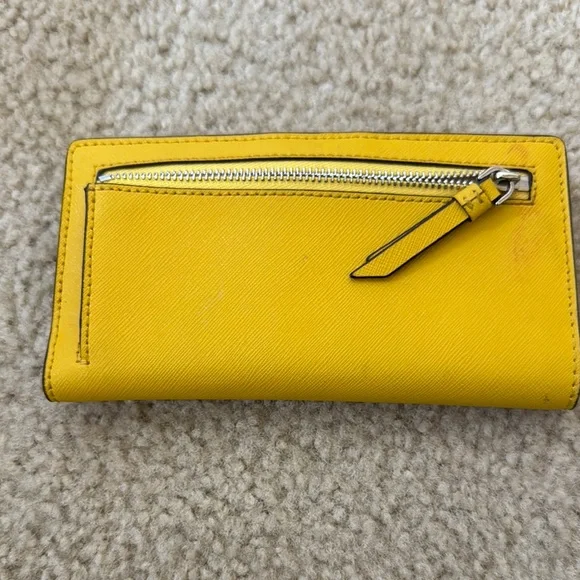 Kate Spade Yellow Wallet - Picture 2 of 3